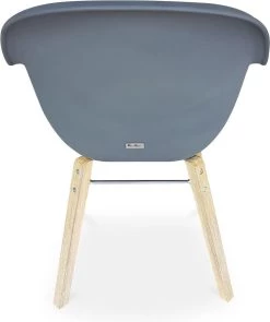 Alice's Garden Kuipstoelen CELEBES - Set Van 4 - Acacia En Kunststof - Grijs -Tuin Aanleg 1006x1200 1