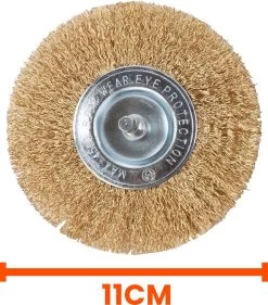 Kibani Elektrische Onkruidborstel 400W - Inclusief 2 Borstels - 11cm Diameter - Voegenreiniger - Stalen En Nylon Borstel - Voegenborstel - Onkruidverwijderaar - Onkruidverdelger - Voegborstel -Tuin Aanleg 1053x1200 1