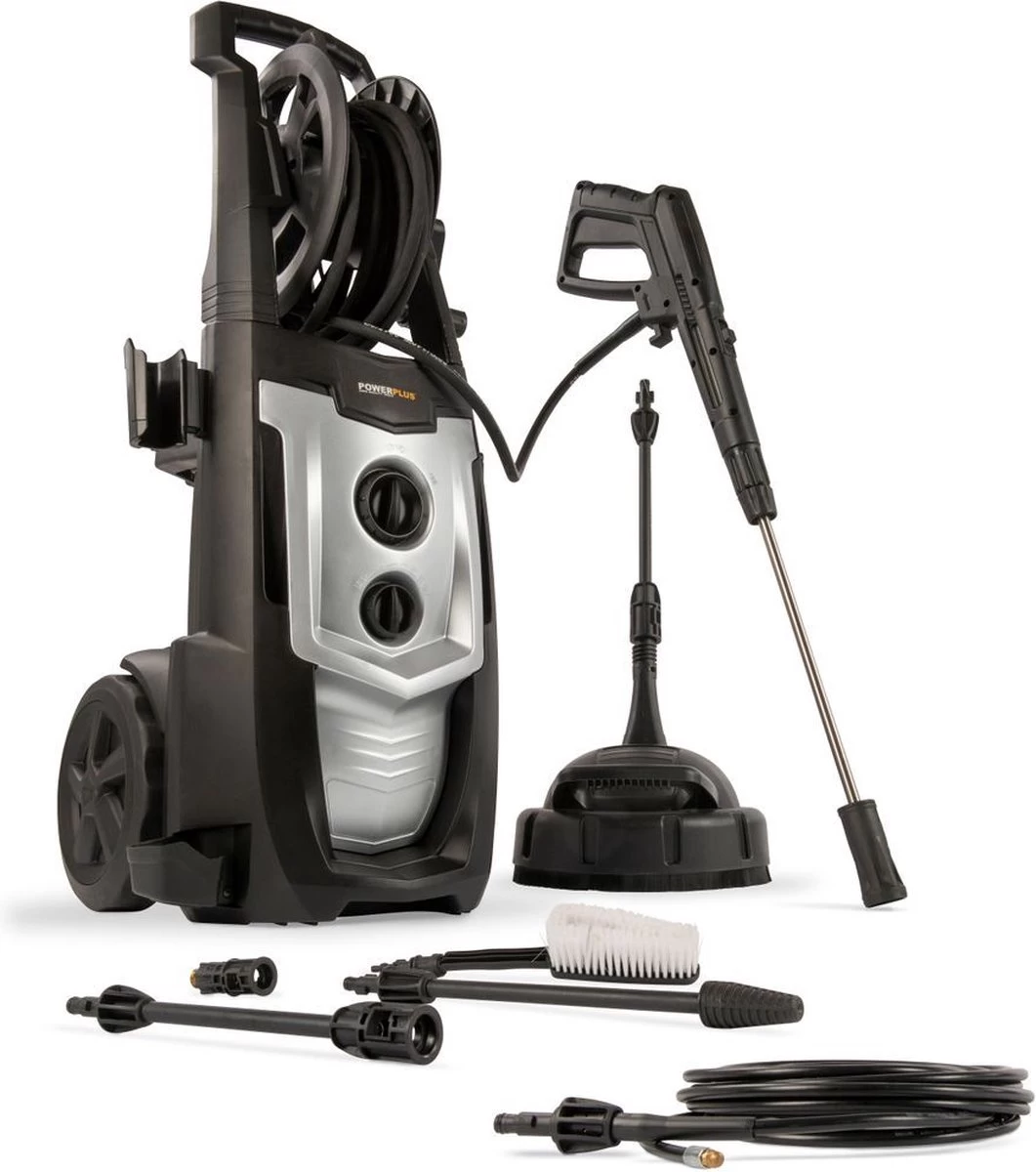 Powerplus POWXG90425 Hogedrukreiniger - 2500W - Max. 195 Bar - 468 L/h - Incl. 8m Slang, Terrasreiniger En Accessoires - Reiniger Voor Auto, Fiets En Meubelen 3 Powerplus POWXG90425 Hogedrukreiniger - 2500W - Max. 195 Bar - 468 L/h - Incl. 8m Slang, Terrasreiniger En Accessoires - Reiniger Voor Auto, Fiets En Meubelen