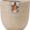 Capi Europe - Bloempot Bol Waste Rib NL - 35x34 - Terrazzo Beige - Voor Binnen En Buiten - KTBR932 2 Capi Europe - Bloempot Bol Waste Rib NL - 35x34 - Terrazzo Beige - Voor Binnen En Buiten - KTBR932 -Tuin Aanleg 1094x1200 4