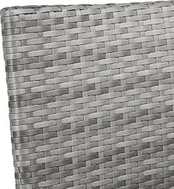 Casaria Polyrattan Tuinstoelen – 4 Stuks Stapelbaar – Grijs -Tuin Aanleg 1102x1200 3