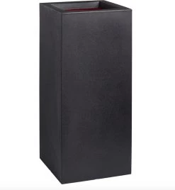 Capi Europe - Bloempot Rechthoek Smooth NL - 36x36x79 - Zwart - Voor Binnen En Buiten - KBL952 -Tuin Aanleg 1106x1200 4