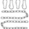 2x 50cm Hangende Stoelketting Tot 230kg - 4 Karabiners - Schommel Hangmat Bokszak Ophanging -Tuin Aanleg 1114x1200 1