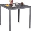 Relaxdays Tuintafel Vierkant - Grijze Buitentafel - Eettafel Tuin - Moderne Balkontafel 1 Relaxdays Tuintafel Vierkant - Grijze Buitentafel - Eettafel Tuin - Moderne Balkontafel -Tuin Aanleg 1114x1200 2