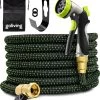 Goliving Tuinslang Flexibel - 30 Meter - Uitrekbare Tuinslang Sproeier - Tuinsproeier - Zwart - Acht Standen - Met Opbergtas -Tuin Aanleg 1114x1200 6