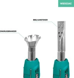 VONROC Elektrische Onkruidbrander - 2000W - Incl. Barbecue Mondstuk -Tuin Aanleg 1129x1200 3