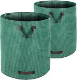 Gardebruk Tuinafvalzak - 2 Stuks 280L – 77x67cm/Opvouwbaar - Groen -Tuin Aanleg 1155x1200