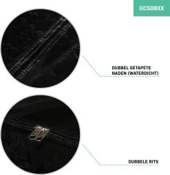 VONROC Premium Opbergtas Voor Tuinstoel/tuinset Kussens XL – 200x75x60cm – Voor 6 Tot 8 Kussens -Tuin Aanleg 1162x1200