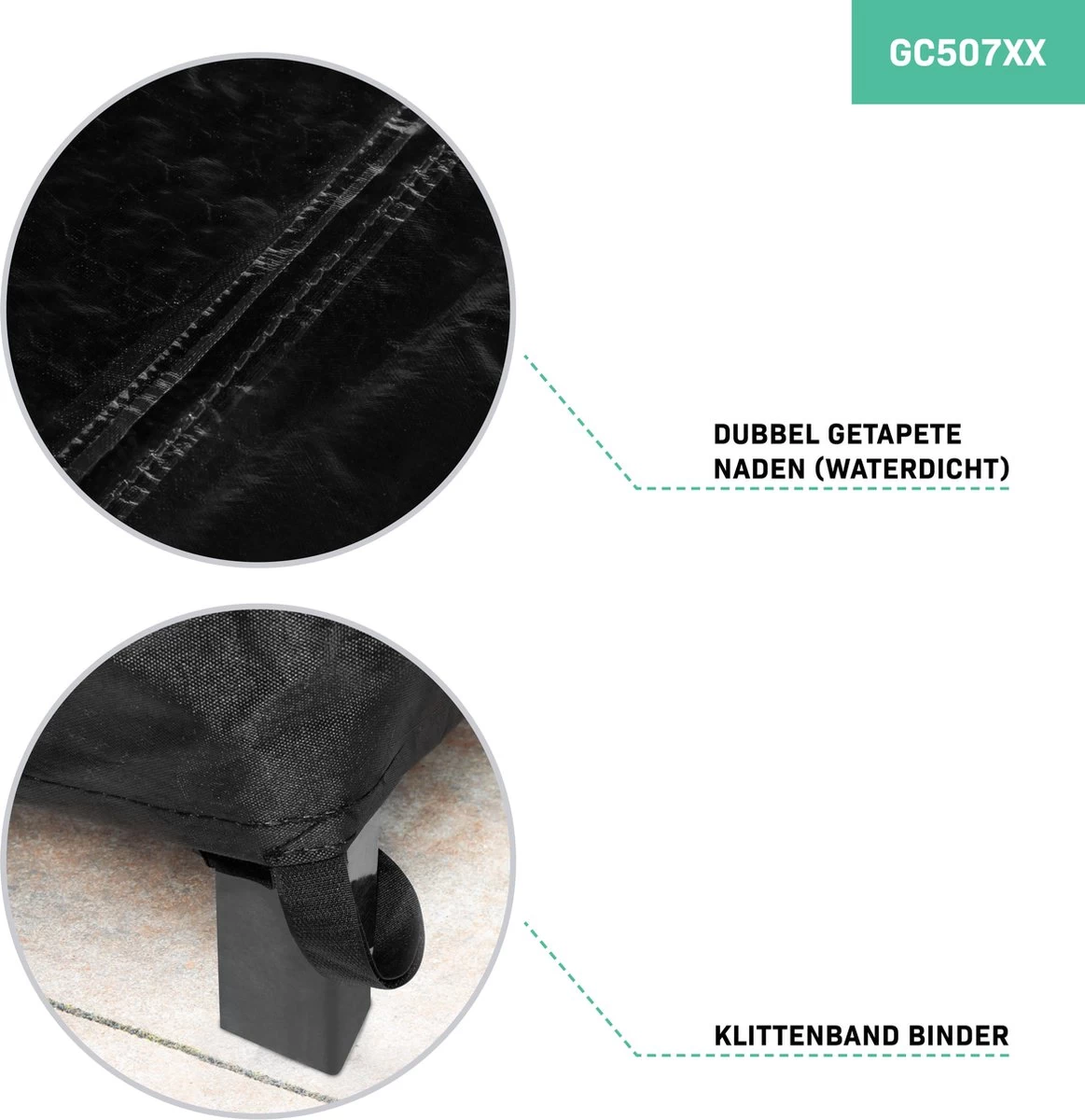 VONROC Premium Tuintafel Hoes – 225x105x75cm – Beschermhoes Voor Tuintafel 5 VONROC Premium Tuintafel Hoes – 225x105x75cm – Beschermhoes Voor Tuintafel - Afbeelding 3