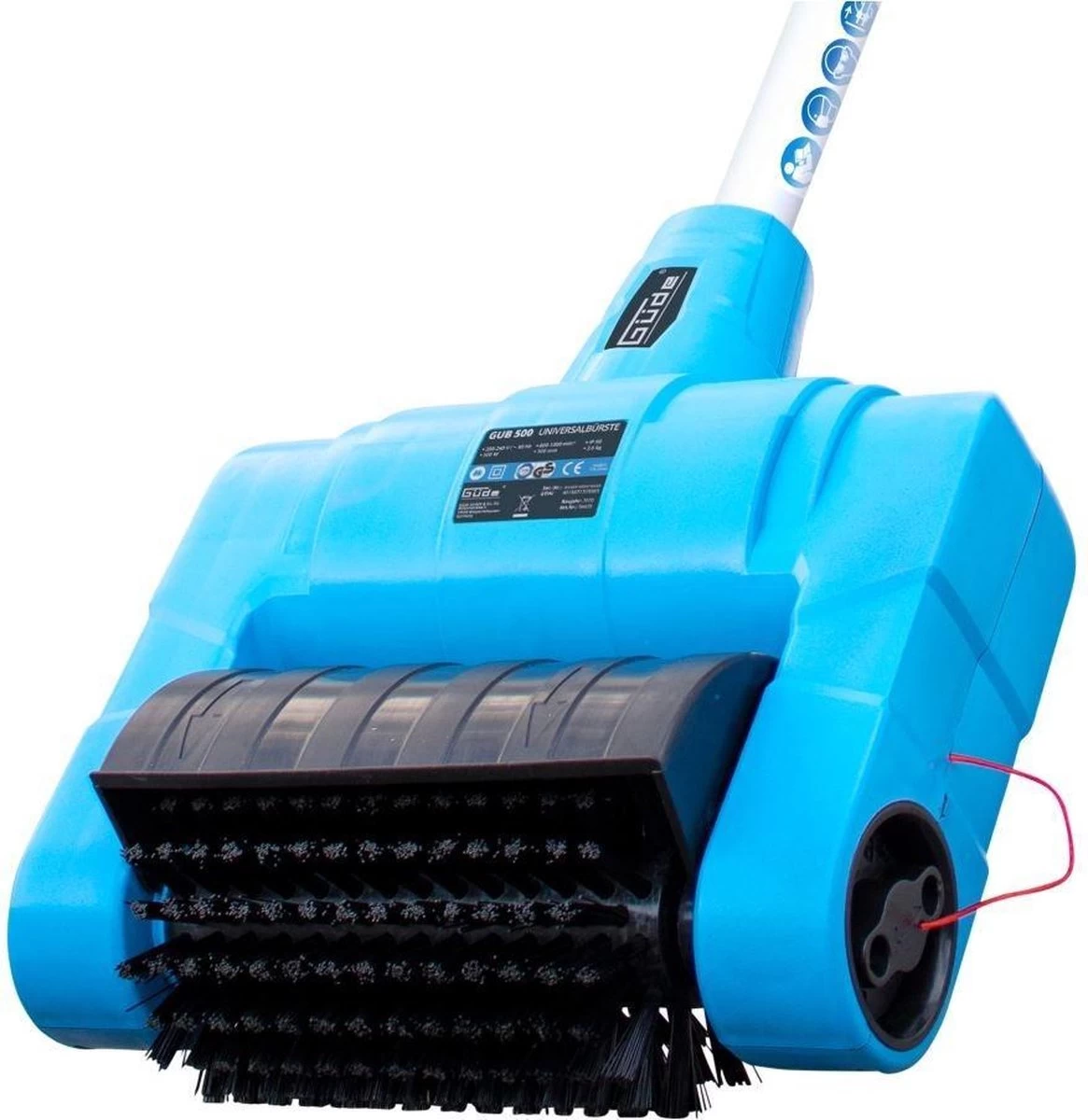 Güde Elektrische Oppervlakte- En Voegenreiniger - MET Telescopische Stang & 4 Voegenborstels - GUB 500 7 Güde Elektrische Oppervlakte- En Voegenreiniger - MET Telescopische Stang & 4 Voegenborstels - GUB 500 - Afbeelding 5