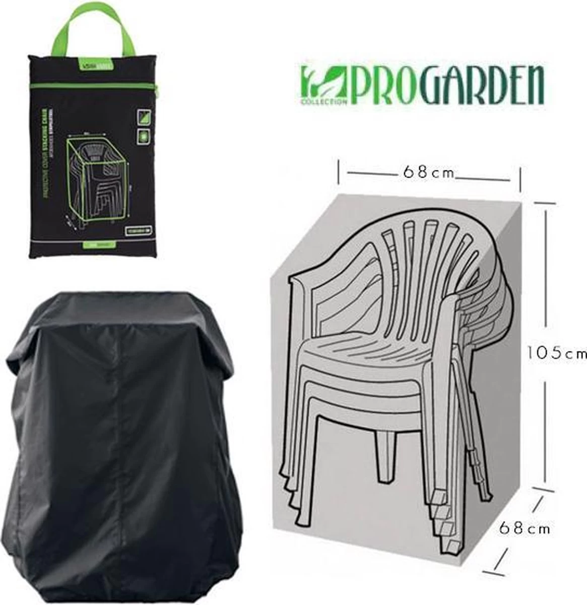 Pro Garden ProGarden Opberghoes Tuinstoelen | 68 X 68 X 105 Cm 4 Pro Garden ProGarden Opberghoes Tuinstoelen | 68 X 68 X 105 Cm - Afbeelding 2