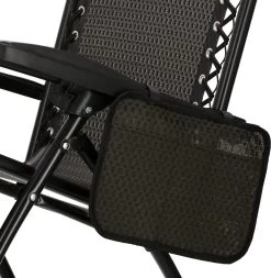 Springos Tuinstoel | Ligstoel | Opvouwbaar | Verstelbaar | Ergonomische Hoofdsteun | Bruin / Zwart -Tuin Aanleg 1172x1200