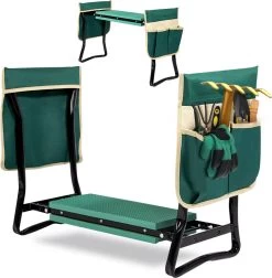 Uten - Kniebankje Tuin - Knie Steun - Tuinkruk Inklapbaar - Kniesteun Tuinieren - Kniekussen - Tot 150 Kg - Groen -Tuin Aanleg 1177x1200 1