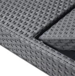 Allibert Jaipur Ligbed - 58x187,5x29 Cm - Grafiet -Tuin Aanleg 1179x1200