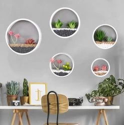 Ronde Muur Plantenbak Zwart - Decoratie - Planten - Interieur - Bloemen - Woondecoratie - Muurbekleding - -Tuin Aanleg 1191x1200 14