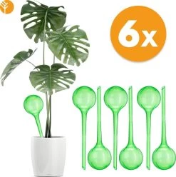 Waterdruppelaar Set Van 6 Stuks Voor Planten – 27 CM – Automatisch Watergeefsysteem Voor Kamerplanten – Planten Watergever Met Druppelsysteem – Waterbol -Tuin Aanleg 1193x1200 10