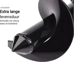 MaatWorkz - Grondboor - 25 CM - Boormachine - Bollenplanter - Moestuin - Palenboor - Boor - Tuin -Tuin Aanleg 1200x1015 2