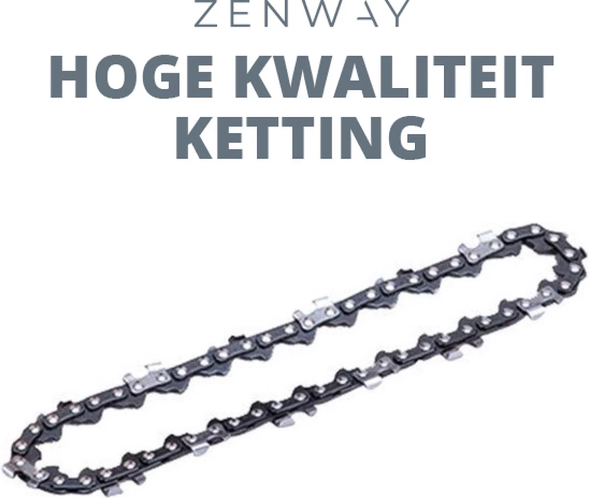 Zenway - Ketting Voor Zenway Mini Kettingzaag Met Accu 3 Zenway - Ketting Voor Zenway Mini Kettingzaag Met Accu