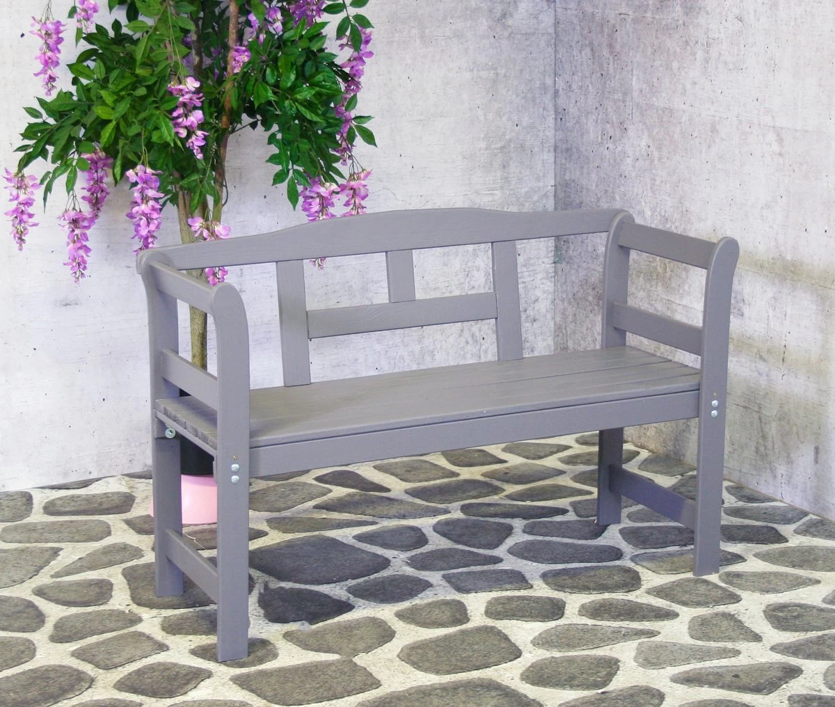 SenS-Line Friesen Tuinbank - Hout - Grijs 9 SenS-Line Friesen Tuinbank - Hout - Grijs - Afbeelding 7