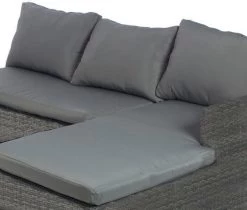 MaxxGarden Loungeset – Rattan Hoekset - 4 Persoons - Incl. Salontafel - Grijs -Tuin Aanleg 1200x1020