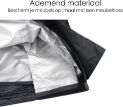 Merkloos Beschermhoes Voor Tuinmeubelen - 250x250x90cm - Zwart 14 Merkloos Beschermhoes Voor Tuinmeubelen - 250x250x90cm - Zwart -Tuin Aanleg 1200x1039
