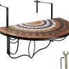 Tectake - Balkontafel Mozaïek Klapbaar - 402774 -Tuin Aanleg 1200x1060 1