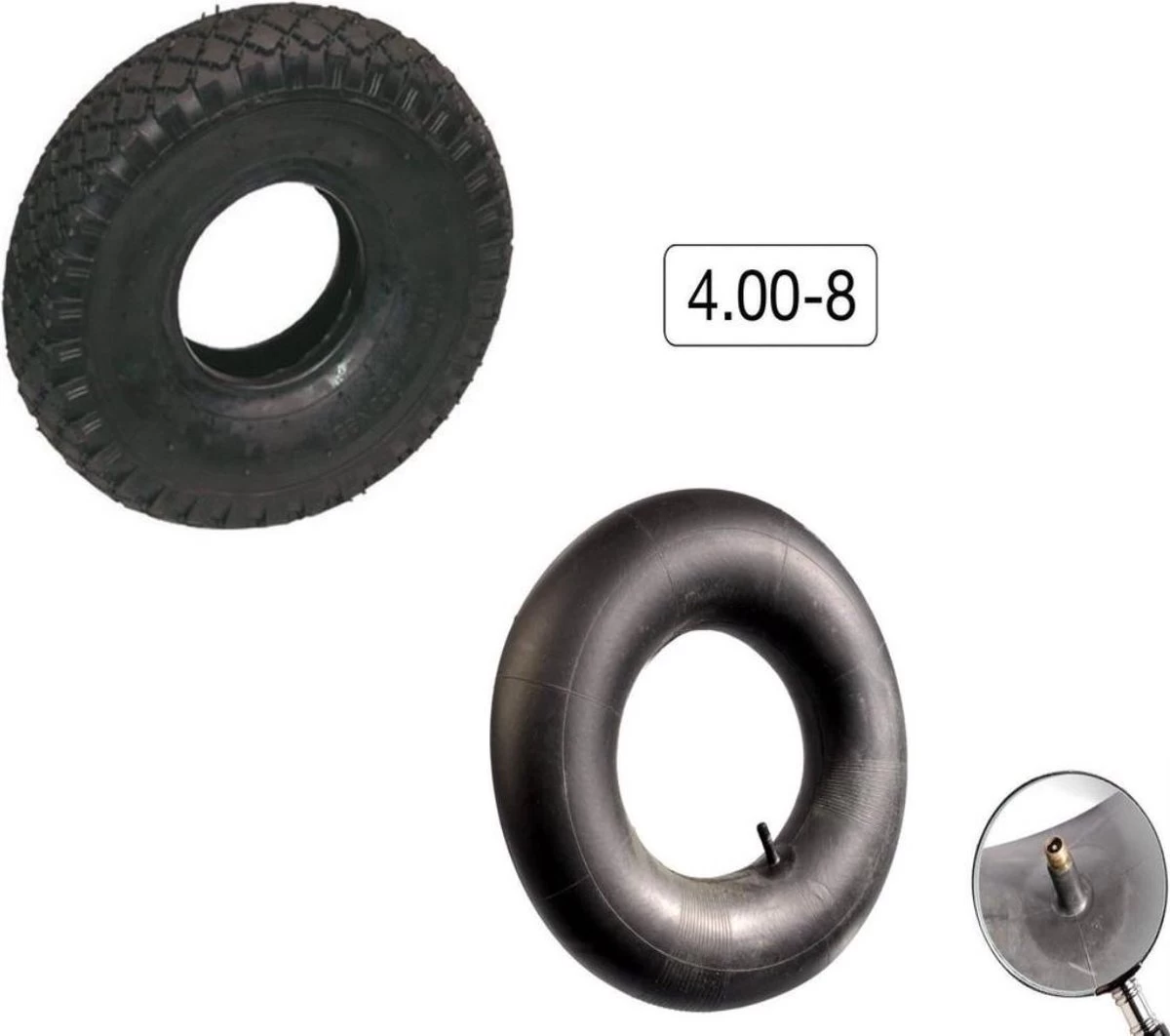 Kruiwagenband Binnen En Buitenband 4.80/4.00-8 3 Kruiwagenband Binnen En Buitenband 4.80/4.00-8