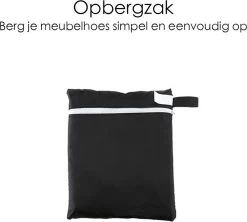 Merkloos Beschermhoes Voor Tuinmeubelen - 250x250x90cm - Zwart 17 Merkloos Beschermhoes Voor Tuinmeubelen - 250x250x90cm - Zwart -Tuin Aanleg 1200x1078 1