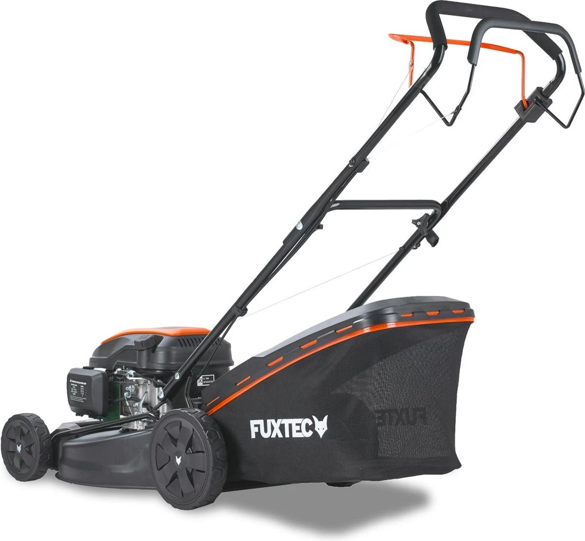 FUXTEC Grasmaaier Benzine - 51cm - 4-takt - 170cc - Zelfrijdend / Zelftrekkend /achterwielaandrijving - Mulchfunctie - Opvangbak 60L - FX-RM5170 9 FUXTEC Grasmaaier Benzine - 51cm - 4-takt - 170cc - Zelfrijdend / Zelftrekkend /achterwielaandrijving - Mulchfunctie - Opvangbak 60L - FX-RM5170 - Afbeelding 7