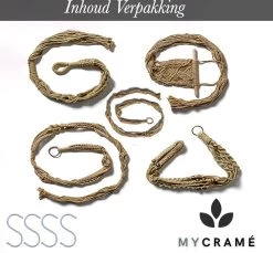 5 Stuks Luxe Jute Plantenhangers - Boho Handgeweven Katoen Hangpot Voor Binnen/Buiten - Hangende Bloempot Met Kralen - Macramé Touw/Koord Hangplant Houder - Bohemian Wandhanger Decoratie - Plant Hanger - Verticale Tuin Bloempothouder Planthanger -Tuin Aanleg 1200x1111 8