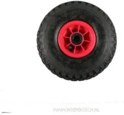 Benson Bolderkarwiel Steekwagenwiel Met Luchtband 3.00-4 | Asgatdiameter 20mm Rollager | Hoogte Wiel 26cm -Tuin Aanleg 1200x1114 4