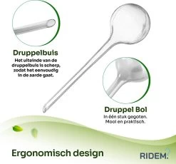 Waterdruppelaar Voor Planten - Irrigatiesysteem- Waterbol - Druppelsysteem - Watergeefsysteem Voor Kamerplanten - Plantenwatergever -6 Stuks - Transparant -Tuin Aanleg 1200x1116 4