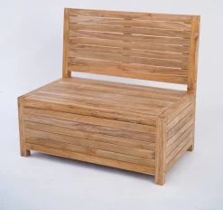 Kleine Teakhouten Tuinbank Met Opbergruimte - 100 X 60 X 90 Cm - Duurzaam Teakhout - Blijft Strak En Mooi - Sterke Constructie Om Lang Mee Te Gaan -Tuin Aanleg 1200x1128 1