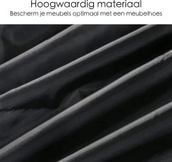 Merkloos Beschermhoes Voor Tuinmeubelen - 250x250x90cm - Zwart 16 Merkloos Beschermhoes Voor Tuinmeubelen - 250x250x90cm - Zwart -Tuin Aanleg 1200x1129 2