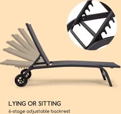 Blumfeldt Limala Tuinstoel - Ligstoel - Relaxstoel - Rugleuning In 6 Standen Verstelbaar - 2 Vielen - Draagkracht: Max. 150 Kg -Tuin Aanleg 1200x1129 3