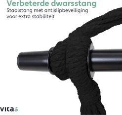 Vita5 XXL Hangstoel | Binnen&Buiten Hangnest | Incl. 2 Kussens En Boekenvak | Volwassenen&Kinderen | Hangmatstoel Tot 225kg | Grijs 19 Vita5 XXL Hangstoel | Binnen&Buiten Hangnest | Incl. 2 Kussens En Boekenvak | Volwassenen&Kinderen | Hangmatstoel Tot 225kg | Grijs -Tuin Aanleg 1200x1133