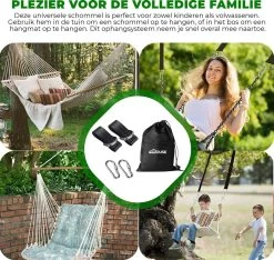 4House Ophang Koord Voor Hangmat, Hangstoel / Schommel - Hangmat Bevestigingsset Inclusief Haken - Karabijnhaak - Hangmat Standaard -Schommelophangset - Hangmat Ophangsysteem -150cm - Tot 1000kg - Boomvriendelijke Hangmat Ophangset - Set Van 2Stuks 18 4House Ophang Koord Voor Hangmat, Hangstoel / Schommel - Hangmat Bevestigingsset Inclusief Haken - Karabijnhaak - Hangmat Standaard -Schommelophangset - Hangmat Ophangsysteem -150cm - Tot 1000kg - Boomvriendelijke Hangmat Ophangset - Set Van 2Stuks -Tuin Aanleg 1200x1138