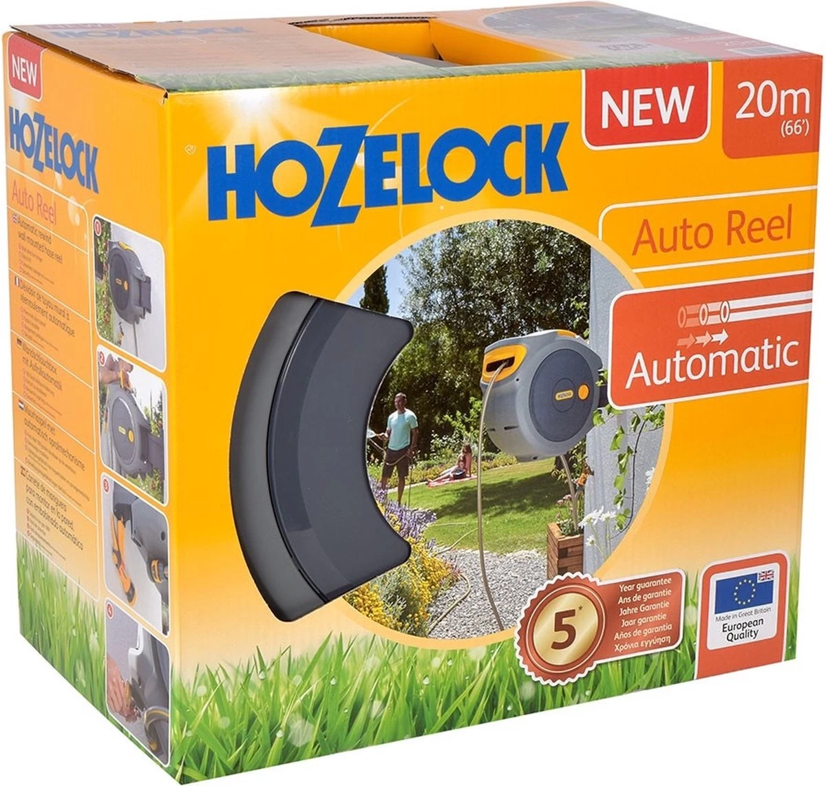 Hozelock AutoReel Slangenhouder / Wandslangbox 20m - Ø12,5mm 4 Hozelock AutoReel Slangenhouder / Wandslangbox 20m - Ø12,5mm - Afbeelding 2