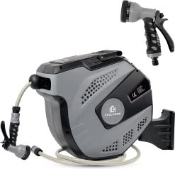 CoolHome - Wandslangenbox 20 Meter + 2 Meter - Tuinslang Met Haspel- Slangenhouder 180° Draaibaar - Tuinslanghaspel Zwart - Grijs 18 CoolHome - Wandslangenbox 20 Meter + 2 Meter - Tuinslang Met Haspel- Slangenhouder 180° Draaibaar - Tuinslanghaspel Zwart - Grijs -Tuin Aanleg 1200x1158 10