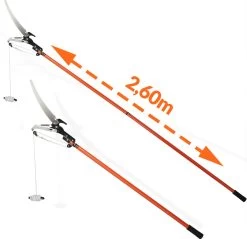 Gardebruk Takkenzaag Telescopisch - 2in1 Zaag & Snoeischaar - Oranje -Tuin Aanleg 1200x1160 7