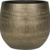 Plantenpot/bloempot In Een Strakke Modern Design Look Metal Goud Dia 22 Cm En Hoogte 20 Cm -Tuin Aanleg 1200x1168 10