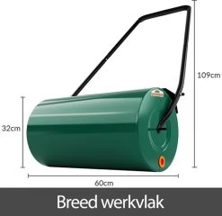 Gardebruk Tuinwals 60cm - 50L Vulvolume Staaltrommel - Groen -Tuin Aanleg 1200x1168 5