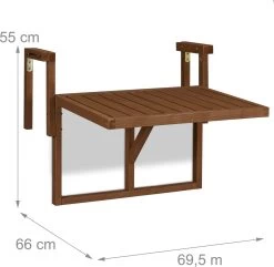 Relaxdays Balkontafel Inklapbaar - Klaptafel Balkon - Tafel Reling - Hangtafel Hout 24 Relaxdays Balkontafel Inklapbaar - Klaptafel Balkon - Tafel Reling - Hangtafel Hout -Tuin Aanleg 1200x1173 3