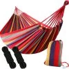 Dubbele Hangmat Rood - 1 Of 2 Persoons - Lig Oppervlak 190x150cm - Lengte 260cm -Tuin Aanleg 1200x1182 1