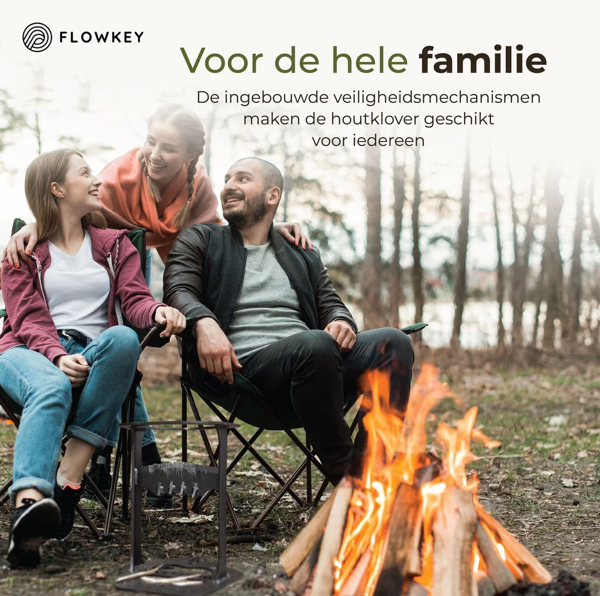 Flowkey® Houtklover XL - Houtsplijter Bijl - Houtkliever Kloofwig Gietijzer - Voor Hout & Aanmaakhout - Inclusief Gratis Hamer 7 Flowkey® Houtklover XL - Houtsplijter Bijl - Houtkliever Kloofwig Gietijzer - Voor Hout & Aanmaakhout - Inclusief Gratis Hamer - Afbeelding 5