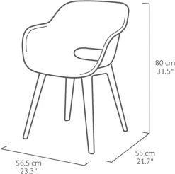 Allibert Akola Tuinstoelen - 2 Stuks -56,5x55x80cm - Donkergrijs 39 Allibert Akola Tuinstoelen - 2 Stuks -56,5x55x80cm - Donkergrijs -Tuin Aanleg 1200x1196 1