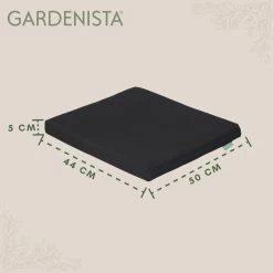 Gardenista Stoelkussen - Waterbestendige Tuinkussens Voor Binnen En Buiten - Zitkussen Met Lint - Kussens Voor Tuinstoel -Tuin Aanleg 1200x1198 15