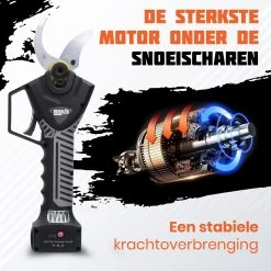 Reichlër® Elektrische Snoeischaar - 40 Mm Snijdiameter - 2x Accu - Anti-cut Functie - Heggenschaar - Takkenschaar - Zwart 15 Reichlër® Elektrische Snoeischaar - 40 Mm Snijdiameter - 2x Accu - Anti-cut Functie - Heggenschaar - Takkenschaar - Zwart -Tuin Aanleg 1200x1200 1165