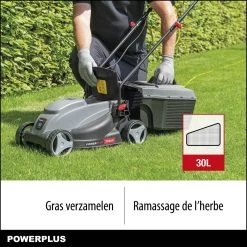 Powerplus POWEG63703 Elektrische Grasmaaier - Grasmachine Voor Kleine Tuin - 1000 W - 32cm Maaibreedte - 30L Opvangbak - Verstelbare Maaihoogte 10 Powerplus POWEG63703 Elektrische Grasmaaier - Grasmachine Voor Kleine Tuin - 1000 W - 32cm Maaibreedte - 30L Opvangbak - Verstelbare Maaihoogte -Tuin Aanleg 1200x1200 1320