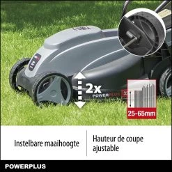 Powerplus POWEG63703 Elektrische Grasmaaier - Grasmachine Voor Kleine Tuin - 1000 W - 32cm Maaibreedte - 30L Opvangbak - Verstelbare Maaihoogte 12 Powerplus POWEG63703 Elektrische Grasmaaier - Grasmachine Voor Kleine Tuin - 1000 W - 32cm Maaibreedte - 30L Opvangbak - Verstelbare Maaihoogte -Tuin Aanleg 1200x1200 1322